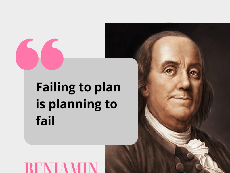 Unplanned? Unprepared. Unlikely to&nbsp;succeed.