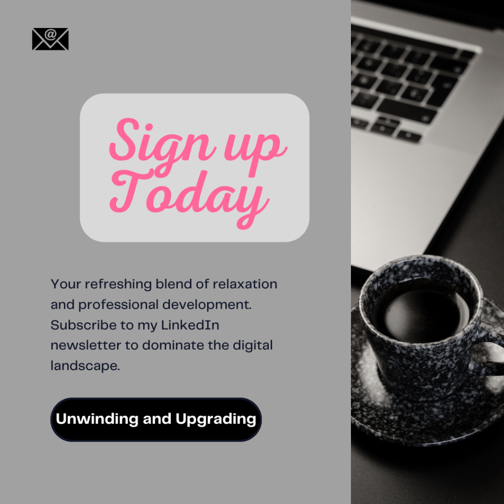 Join my LinkedIn newsletter: Freelance Digital Marketing Expert | Coaching & Mentoring: Communication, Career & Personal Branding